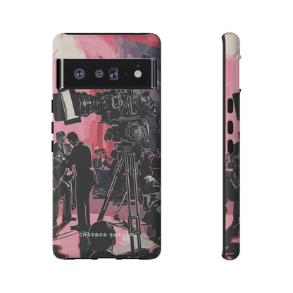 Retro Cinematic Spotlight Google Pixel 6 - Tough Phone Case