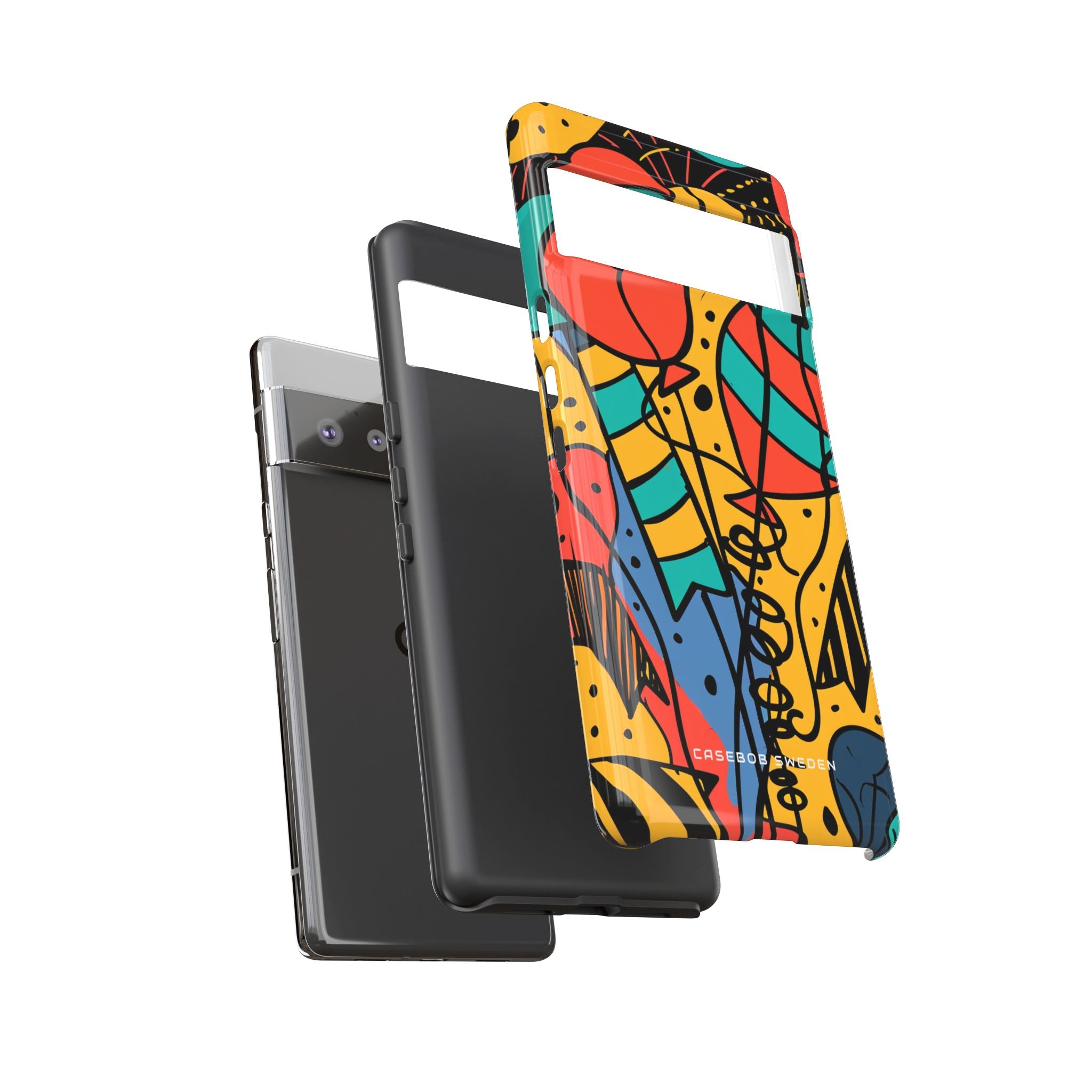 Playful Lines in Motion Google Pixel 6 - Tough Phone Case