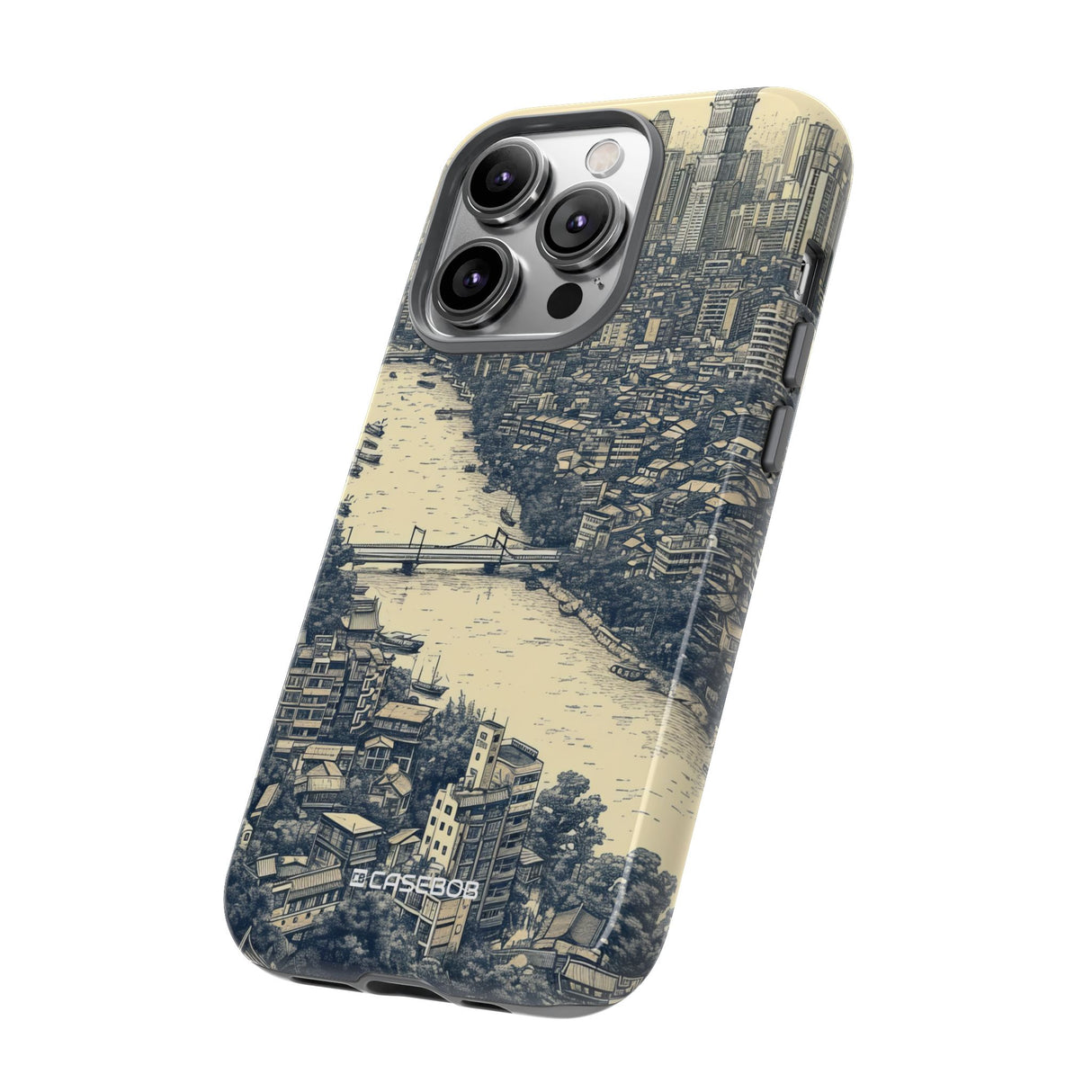 Nostalgic Metropolis | Protective Phone Case for iPhone