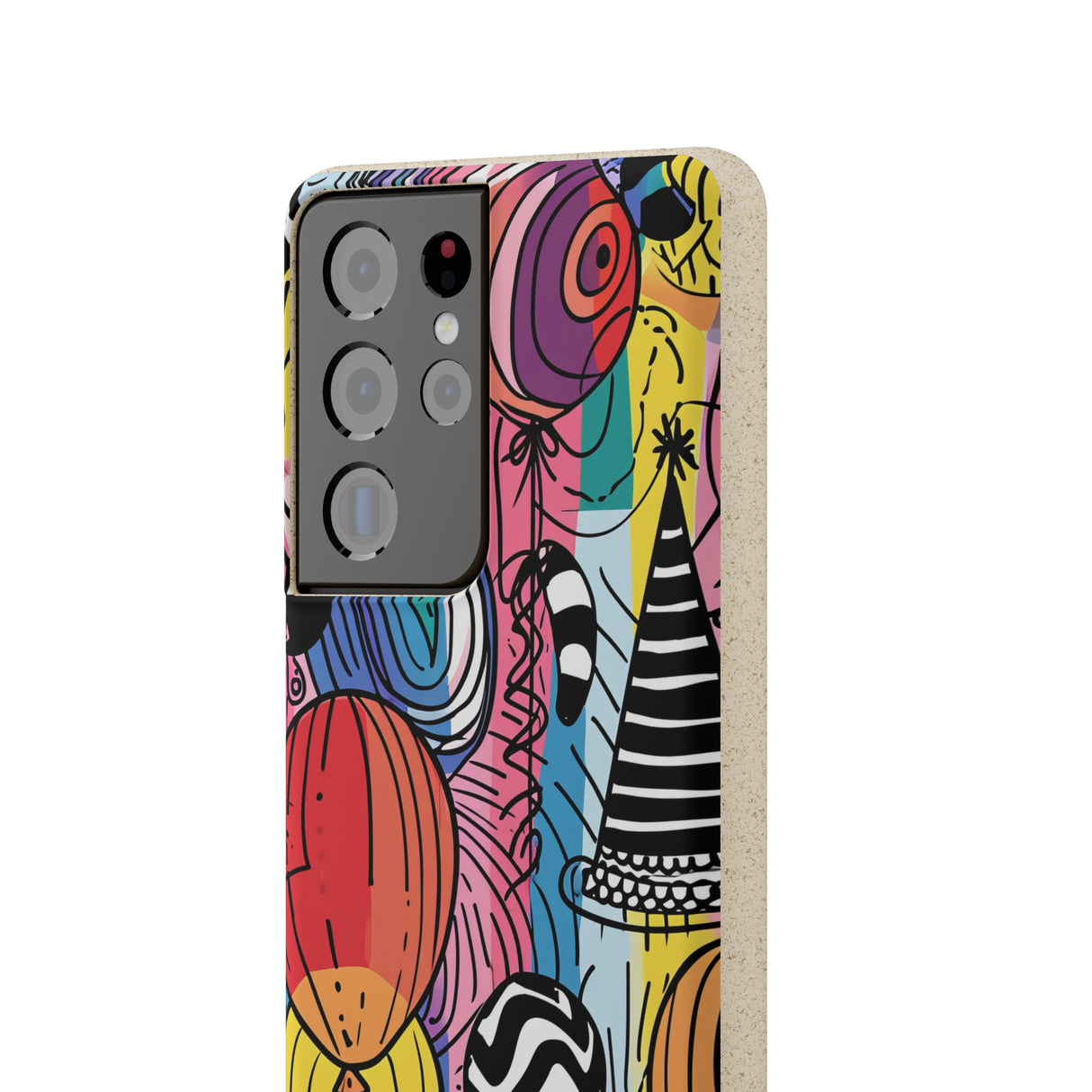 Vibrant Party Whimsy | Biodegradable Phone Case