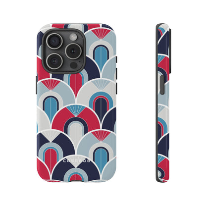 Blue Retro - Protective Phone Case