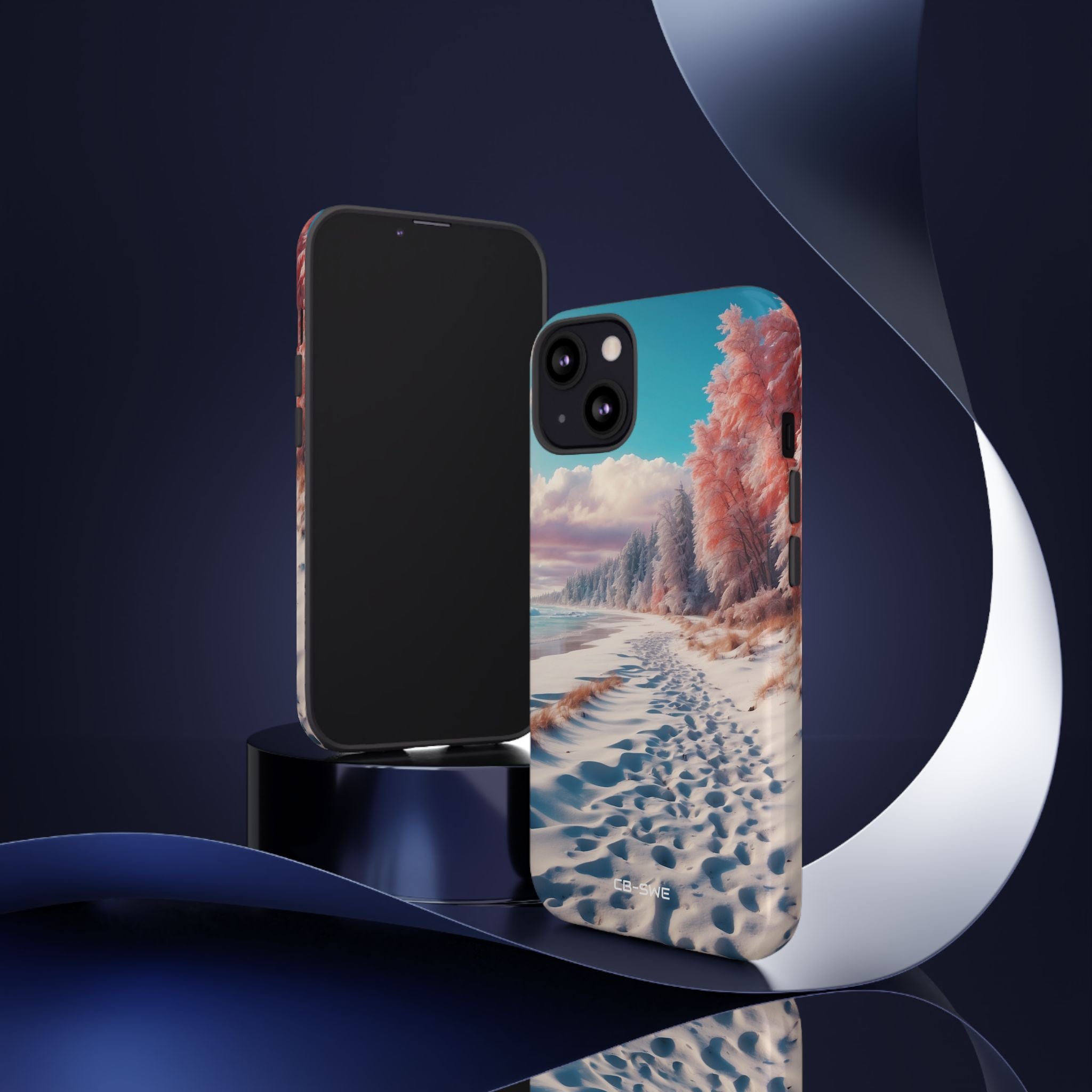Shadows Embrace Waves - iPhone Case