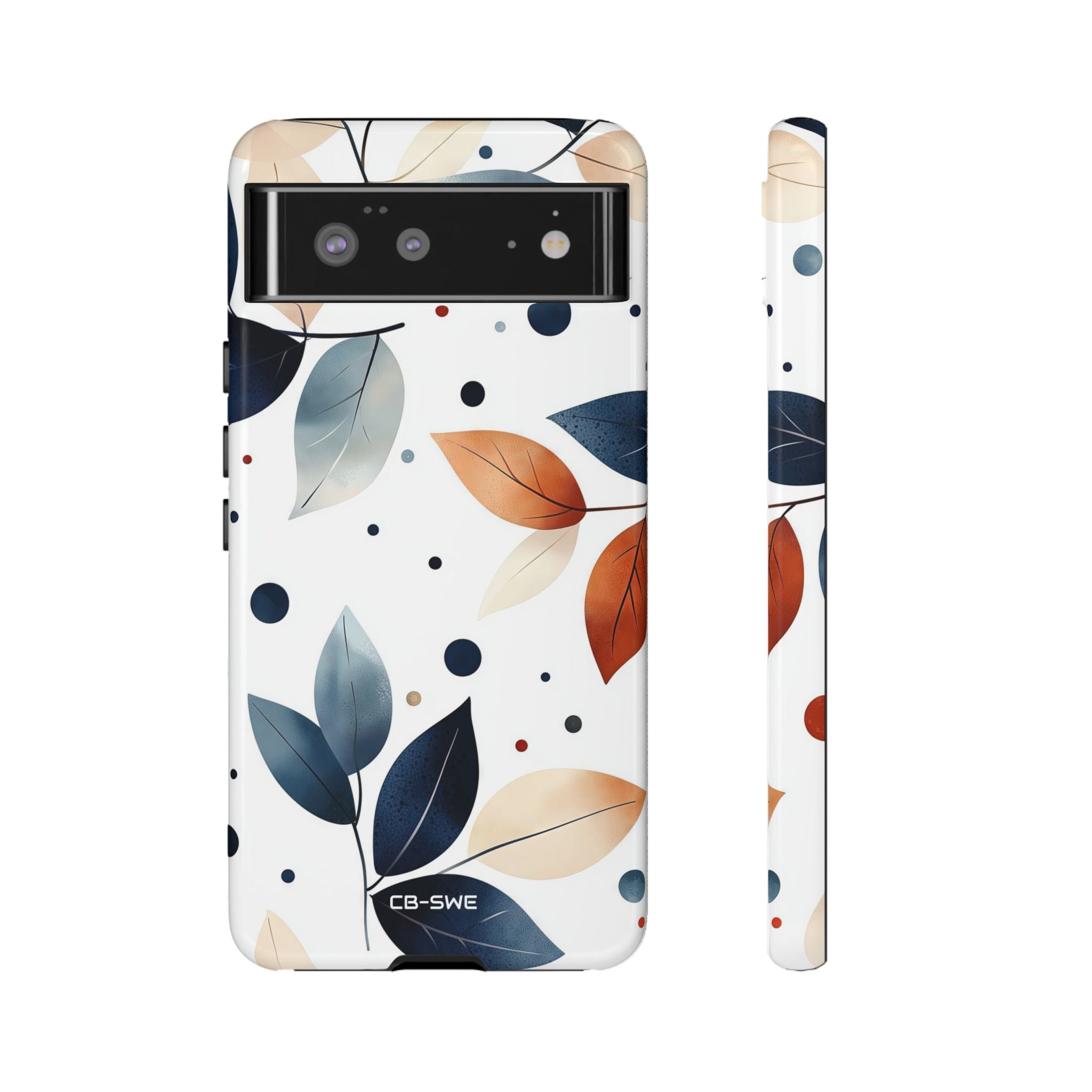Leaves And Circles - Google Pixel Case
