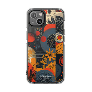 Retro Vibrance - Phone Case for iPhone (Clear Impact - Magnetic)