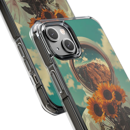 Sunflower Spacesuit Shine iPhone Case - Impact