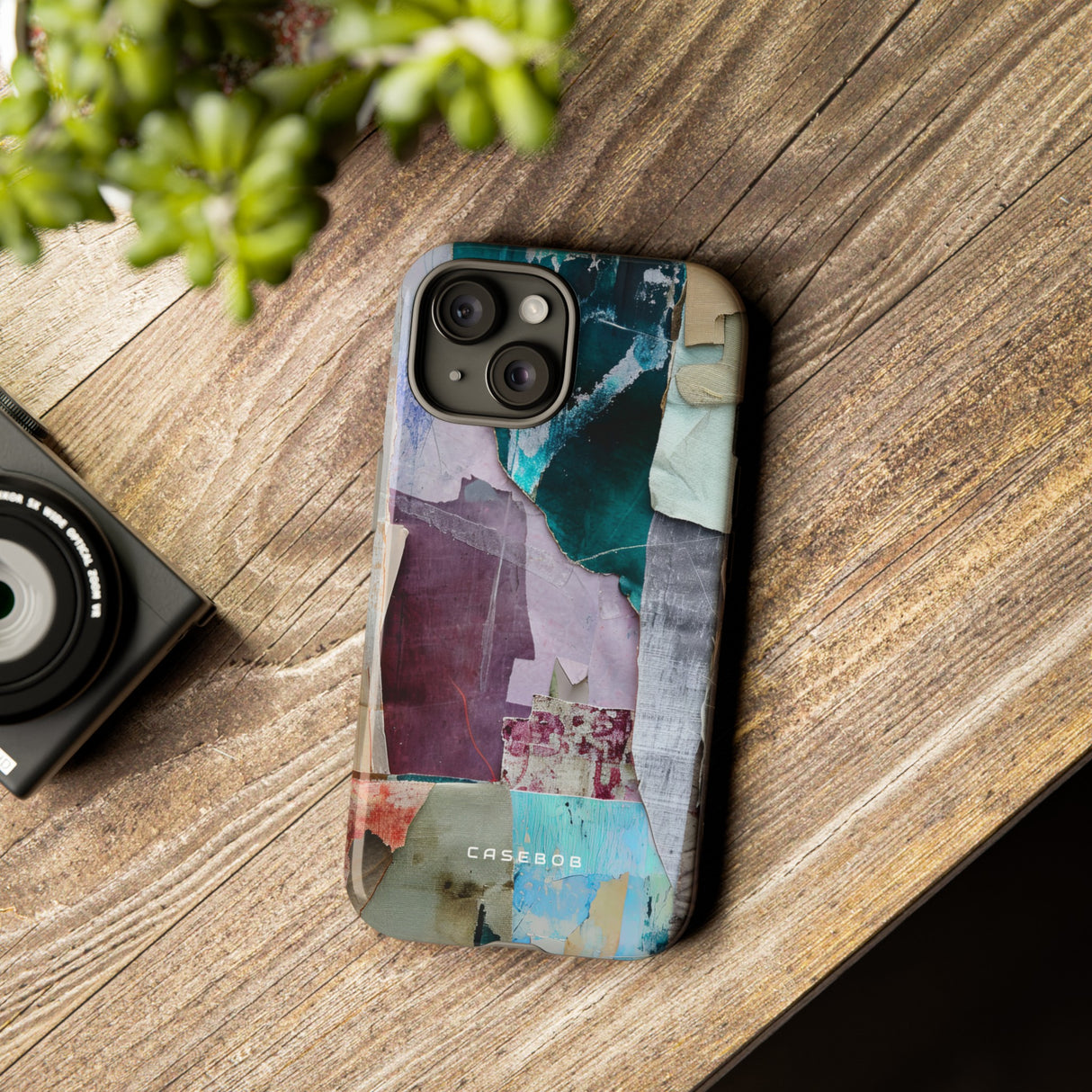 Textured Fabric Fusion - Protective Phone Case