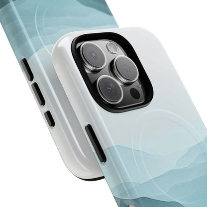 Teal Mist Mountains iPhone 16 Pro Case - Tough+