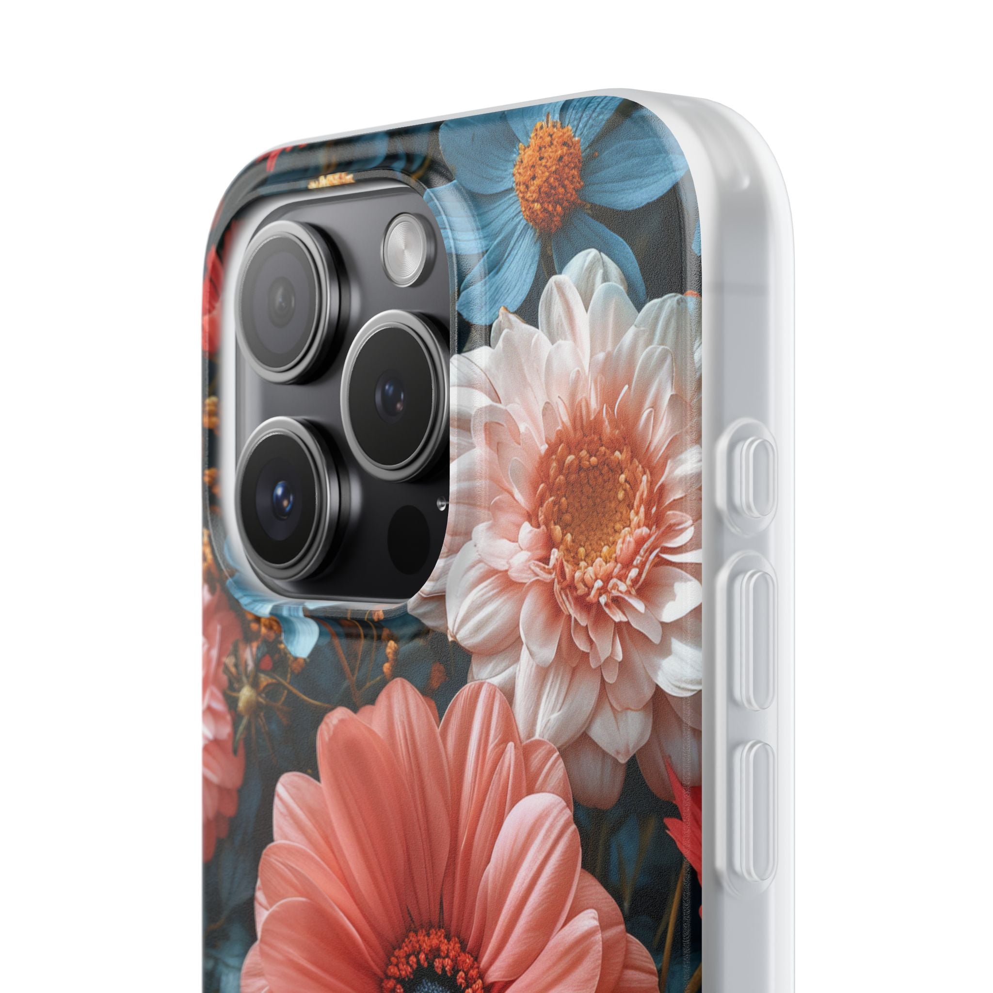 Surreal Floral Harmony iPhone 15 - Flexi Phone Case