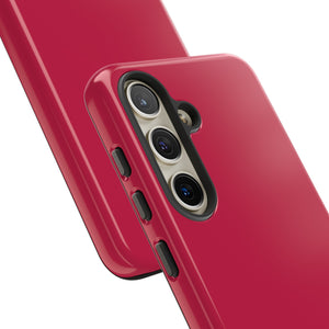 Bright Maroon - Protective Phone Case