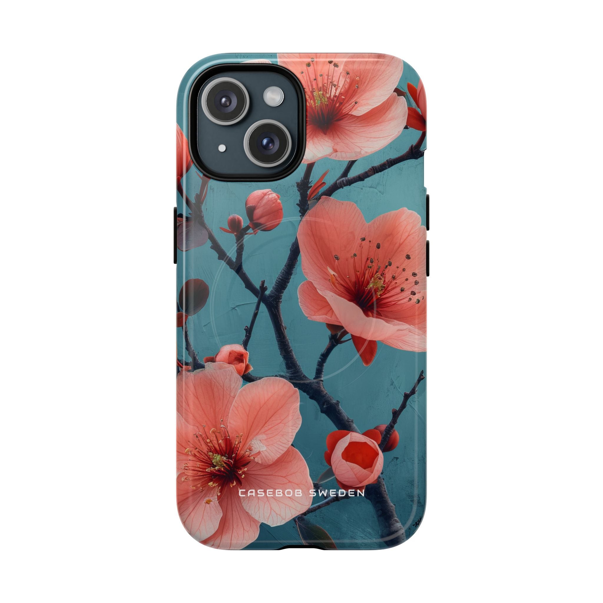 Floral Harmony Burst iPhone 15 | Tough+ Phone Case