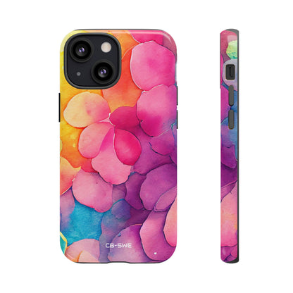 Vibrant Petal Fusion - iPhone Case