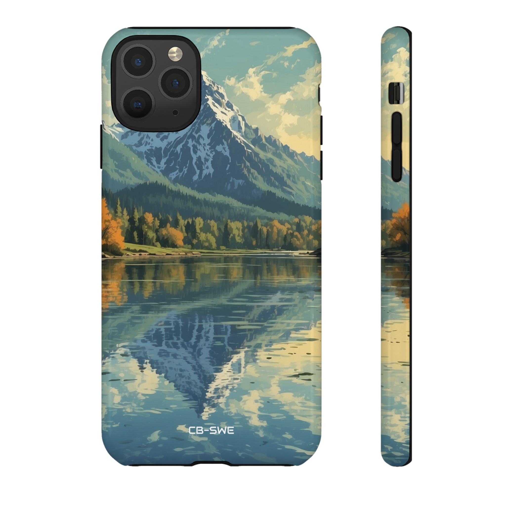 Mountain Reflects Calm - iPhone Case