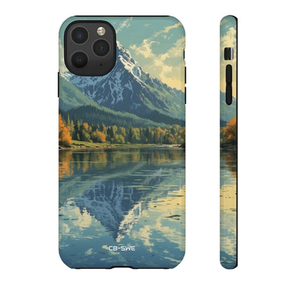 Mountain Reflects Calm - iPhone Case