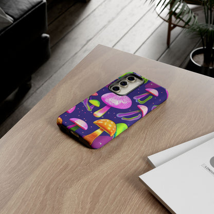 Neon Mushroom Dreams - Samsung Case