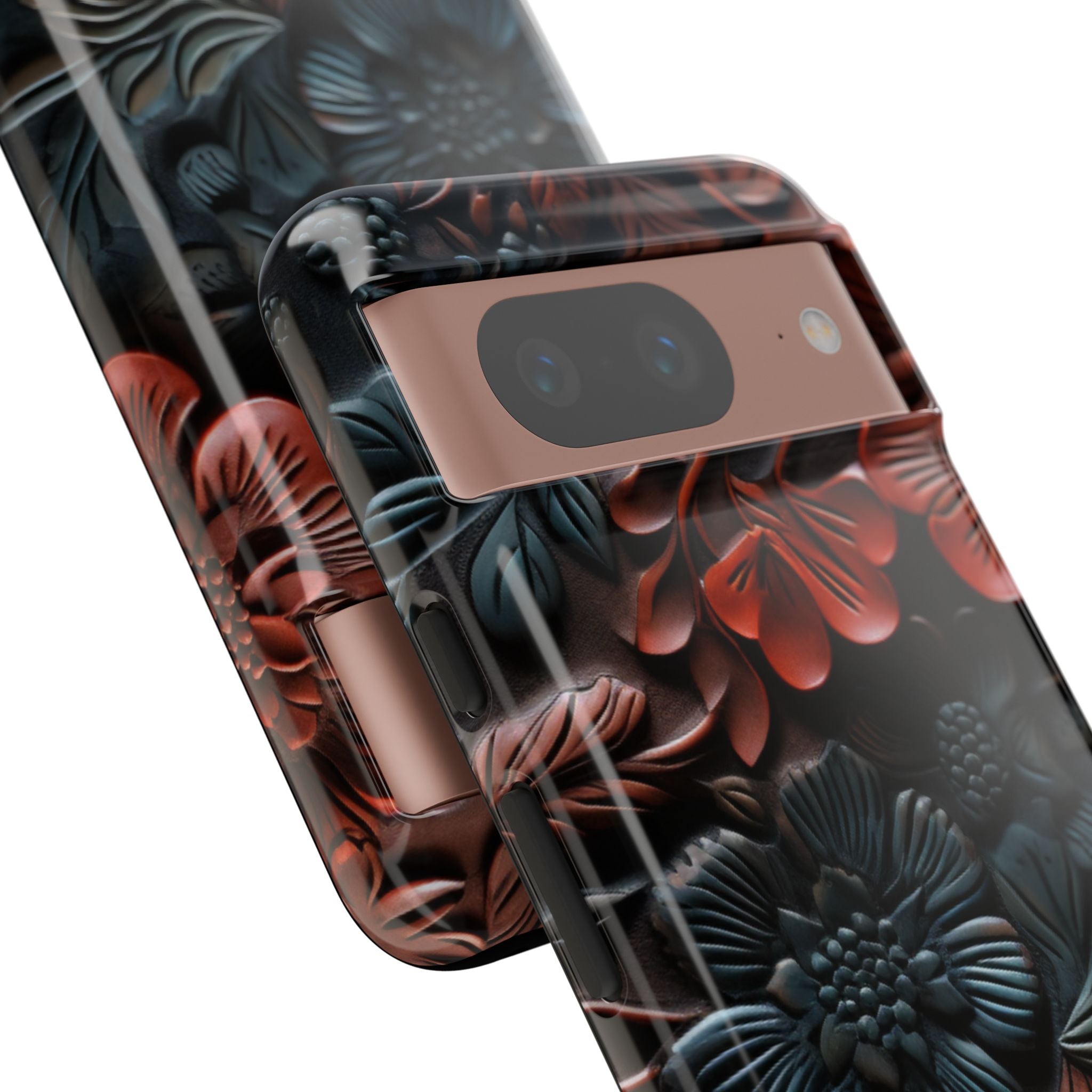 Sculpted Floral Elegance - Google Pixel Case