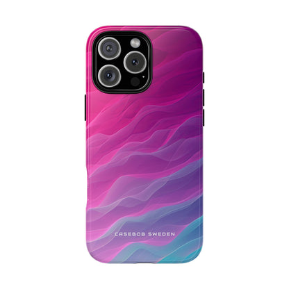 Gradient Oceanflow Waves iPhone 16 - Tough Phone Case