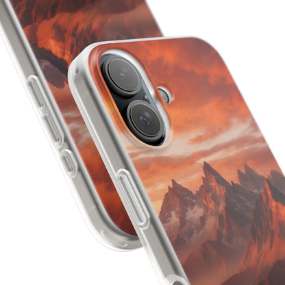 Jagged Glow iPhone 16 Case - Soft