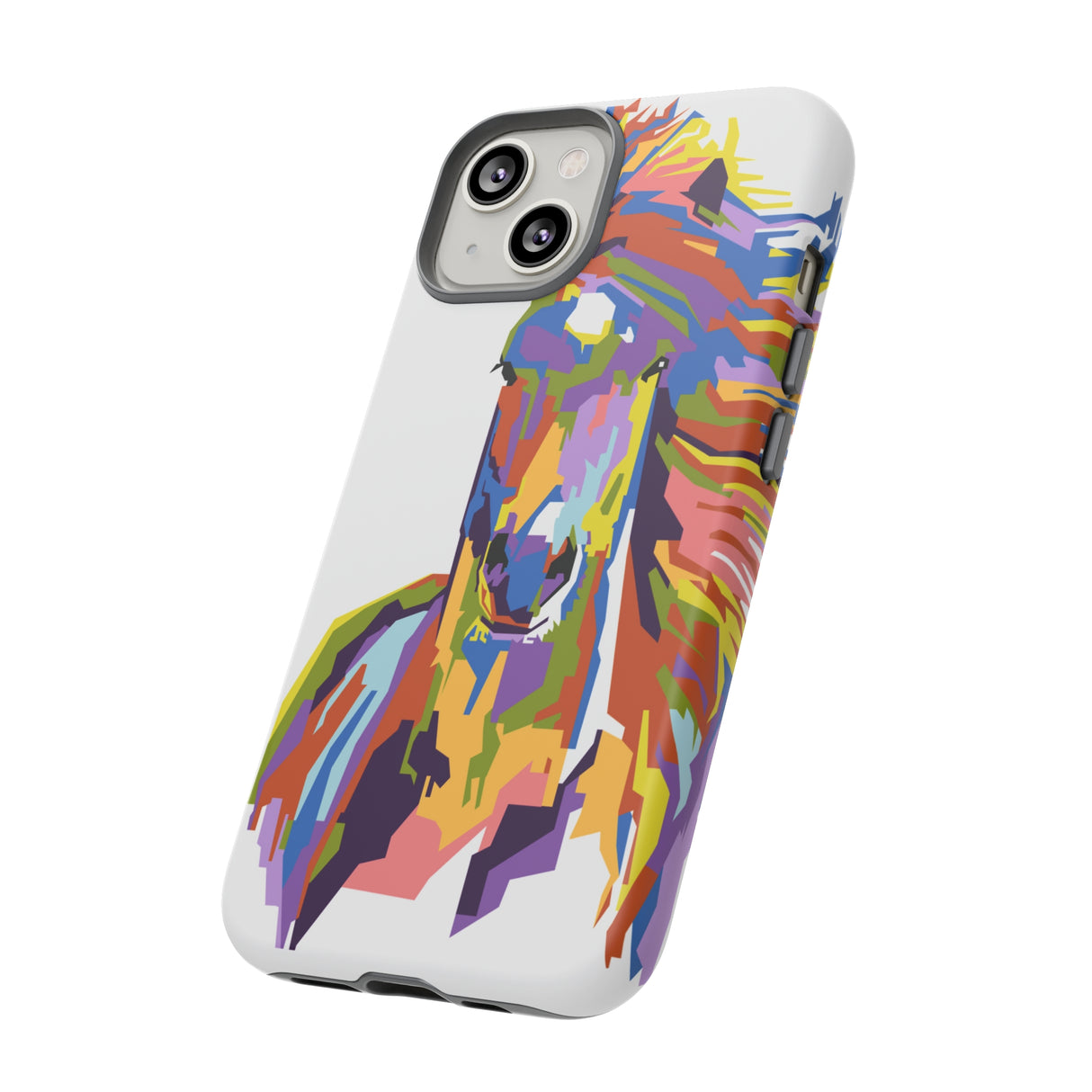 Horse Abstract Art iPhone Case (Protective) Phone Case