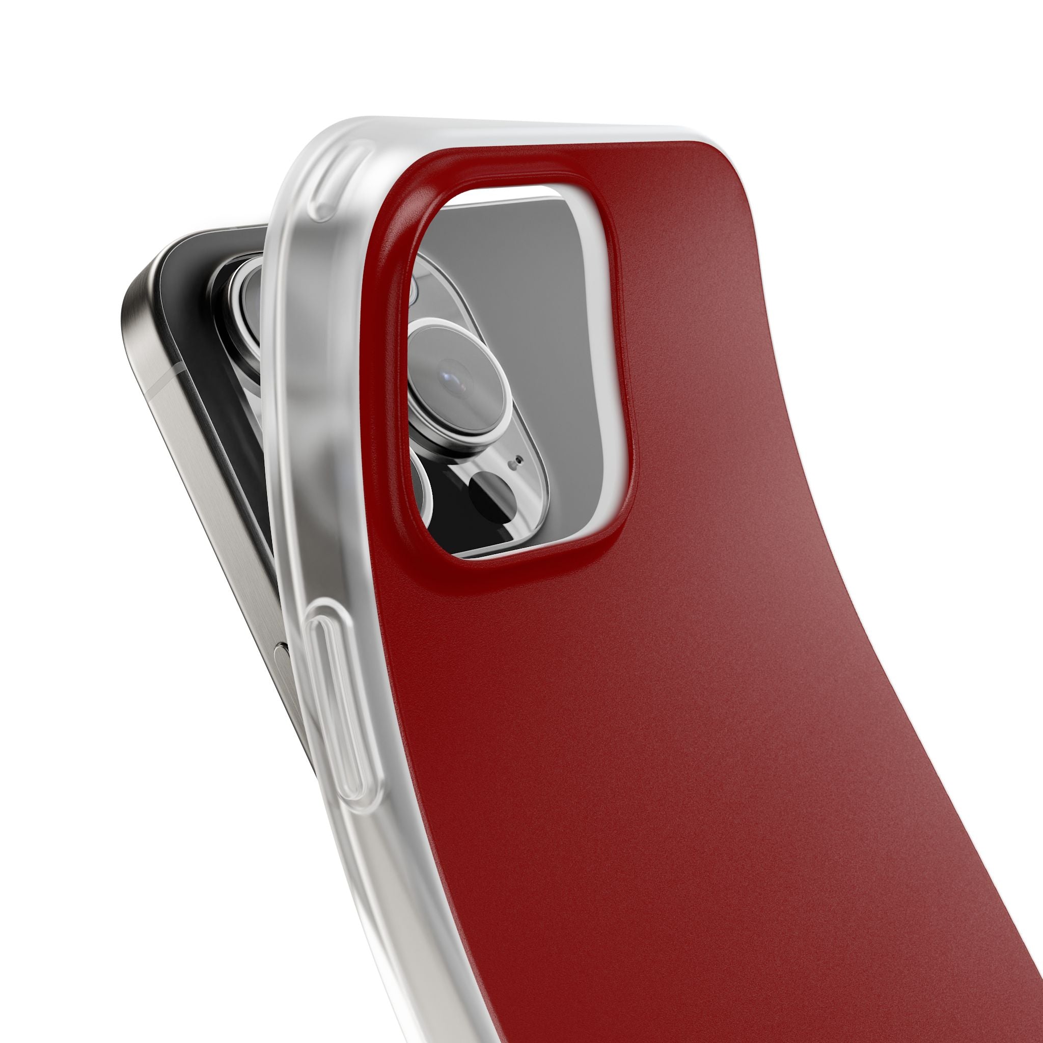 Dark Red iPhone 16 - Flexi Phone Case