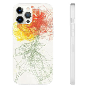 Fiery Blossom | Flexible Phone Case for iPhone