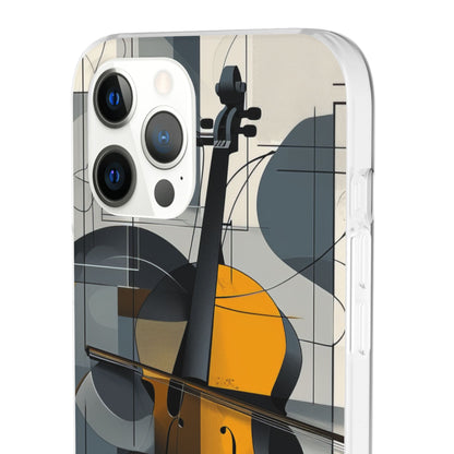 Cello Abstraction | Flexible Phone Case for iPhone