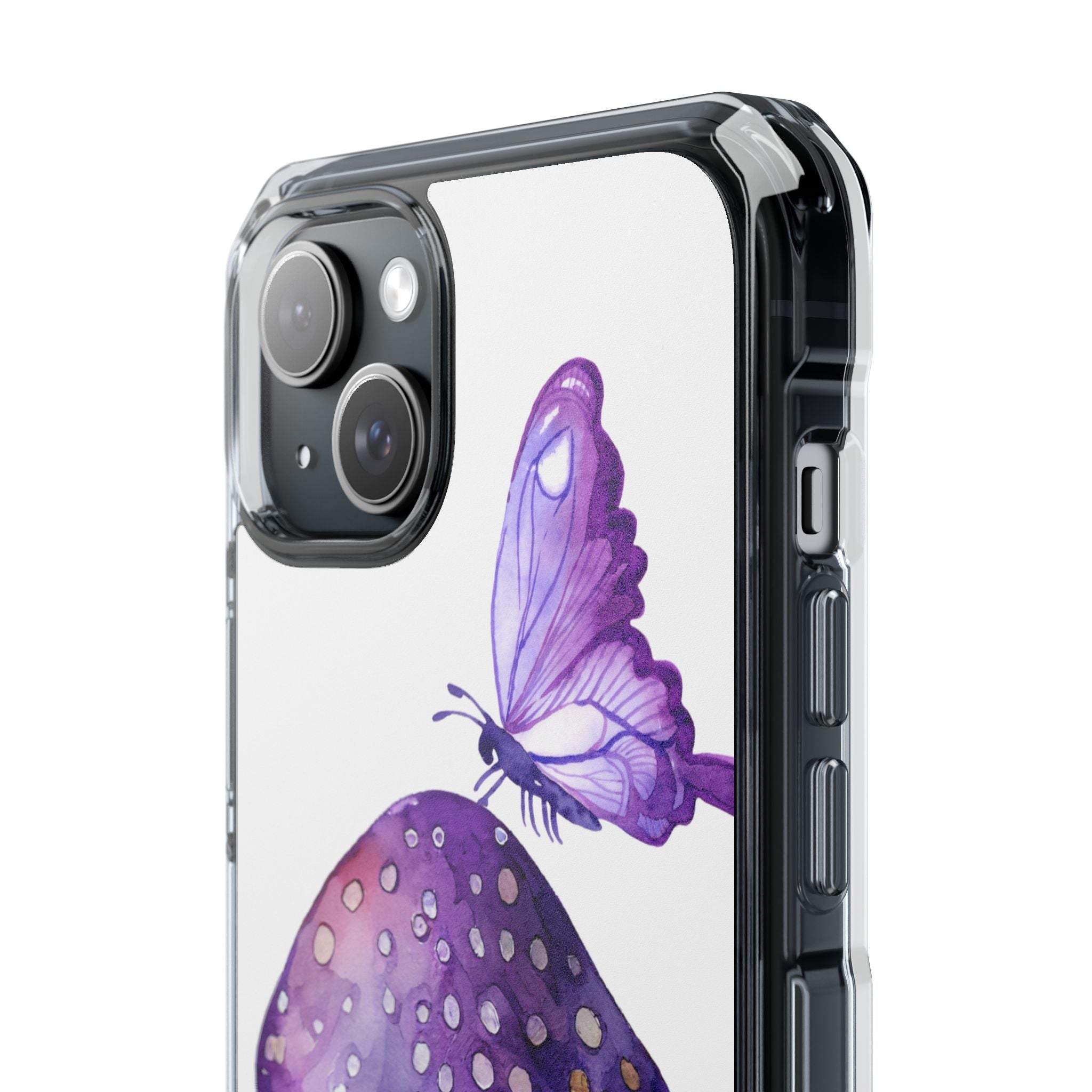 Whimsical Butterfly Perch iPhone Case - Impact