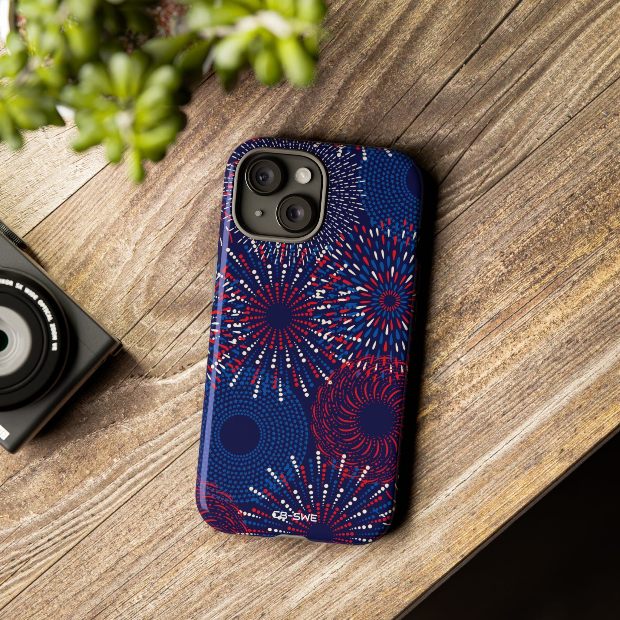 Fireworks Burst Bright - iPhone Case