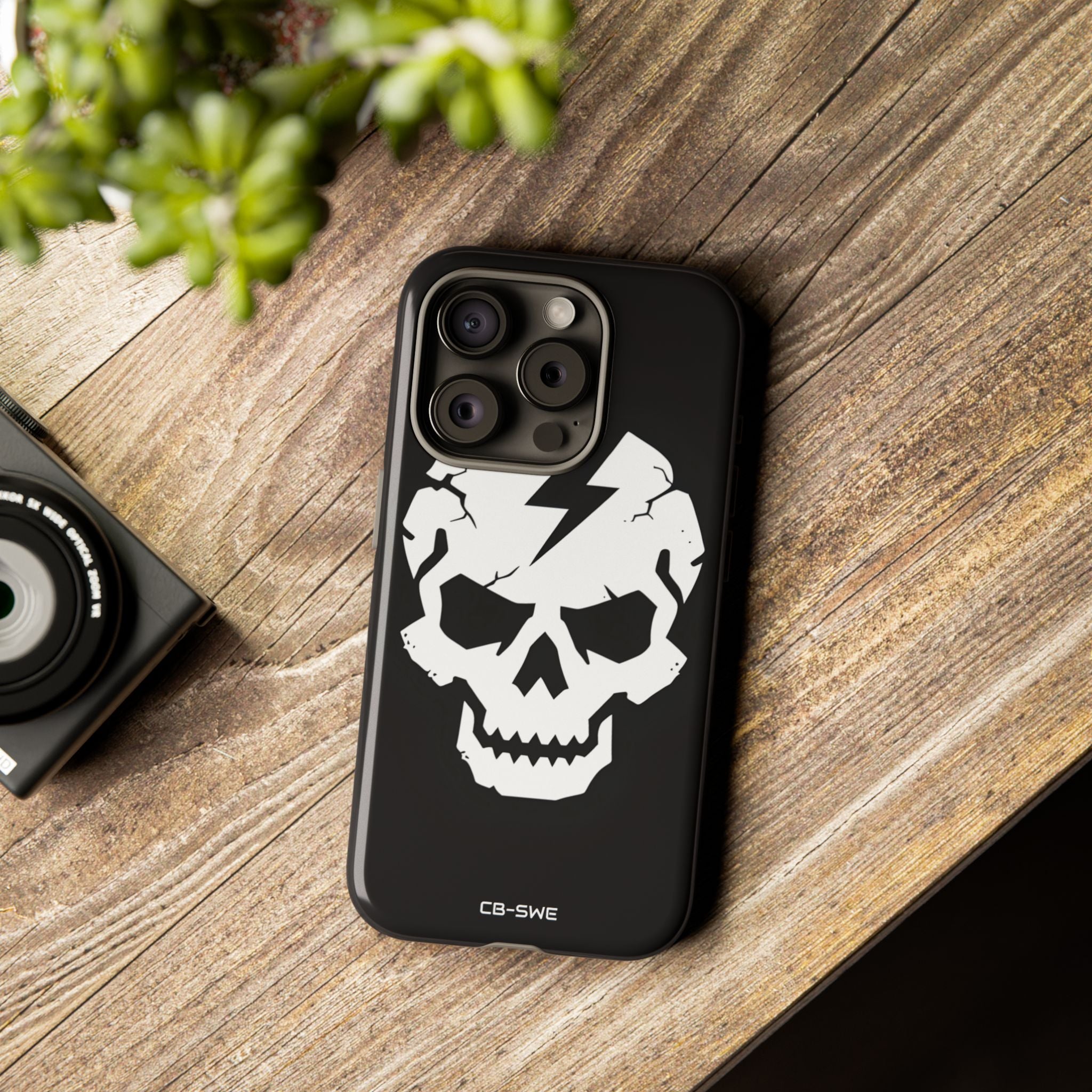 Cracked Skull Drama - iPhone Case