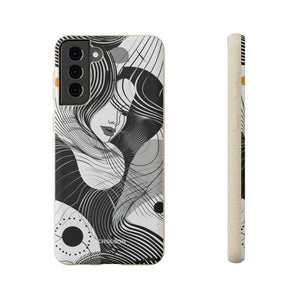 Fluid Noir Rhythm | Biodegradable Phone Case