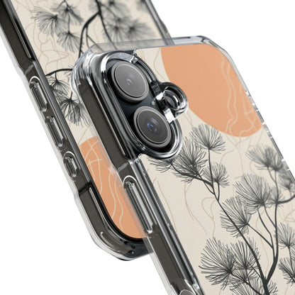 Spiky Tree Sunset iPhone 16 Case - Impact