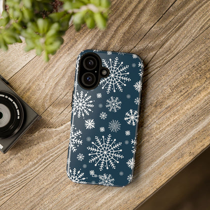 Snowflakes Dance Gracefully - iPhone Case