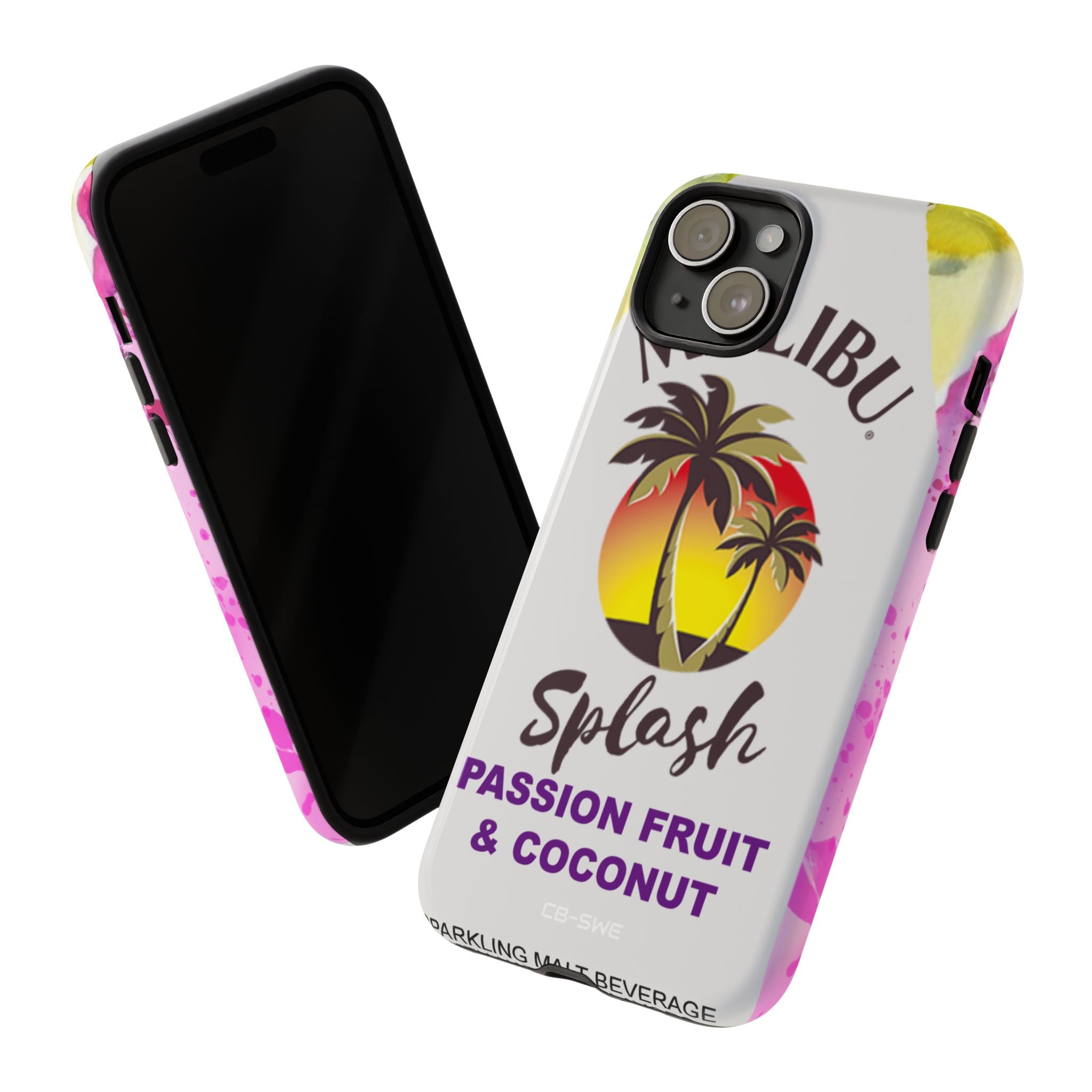 Tropical Sunset Splash - iPhone Case