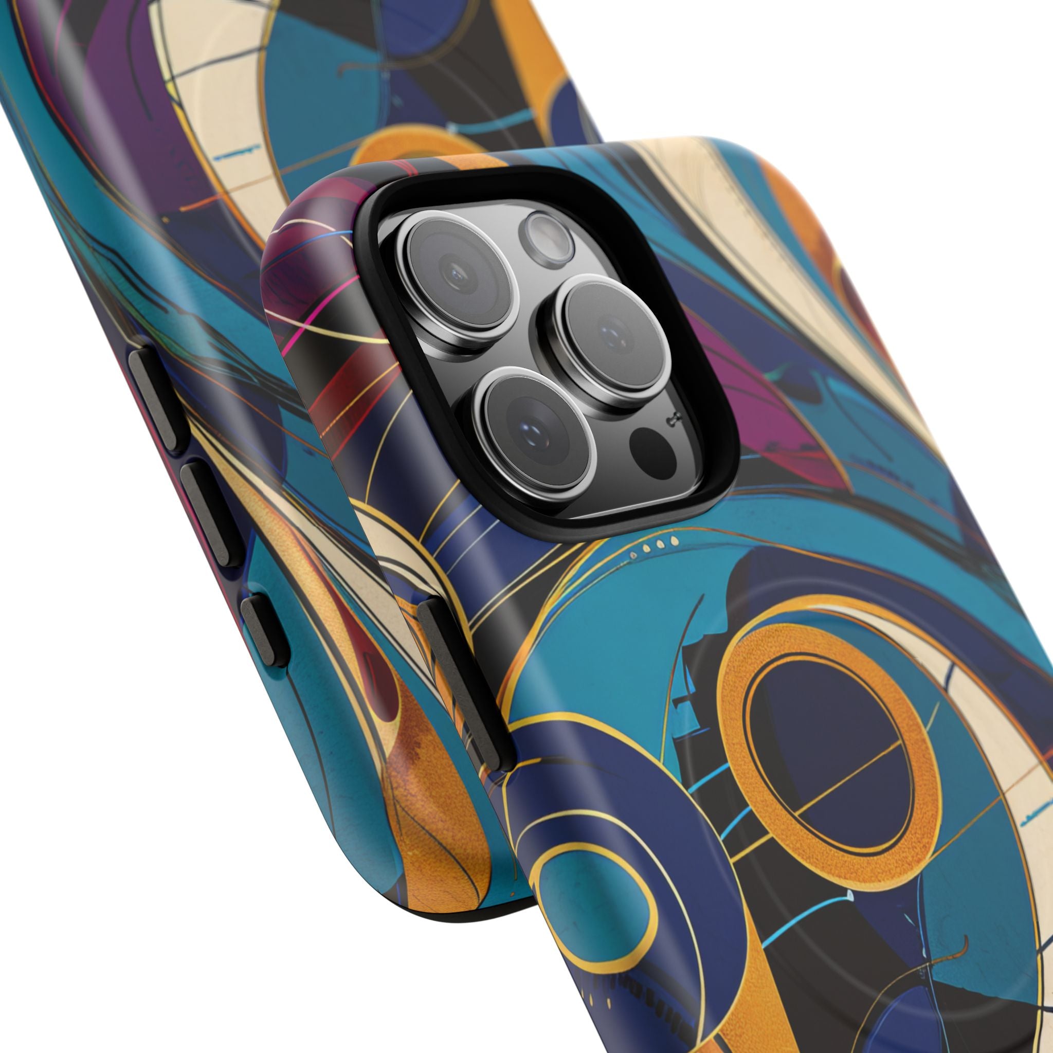 Vintage Vortex Harmony iPhone 16 | Tough+ Phone Case