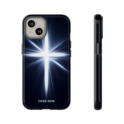 Glowing Crossburst iPhone 14 Case - Tough