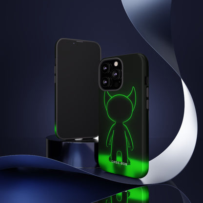 Neon Horned Glow iPhone 13 Pro Case - Tough