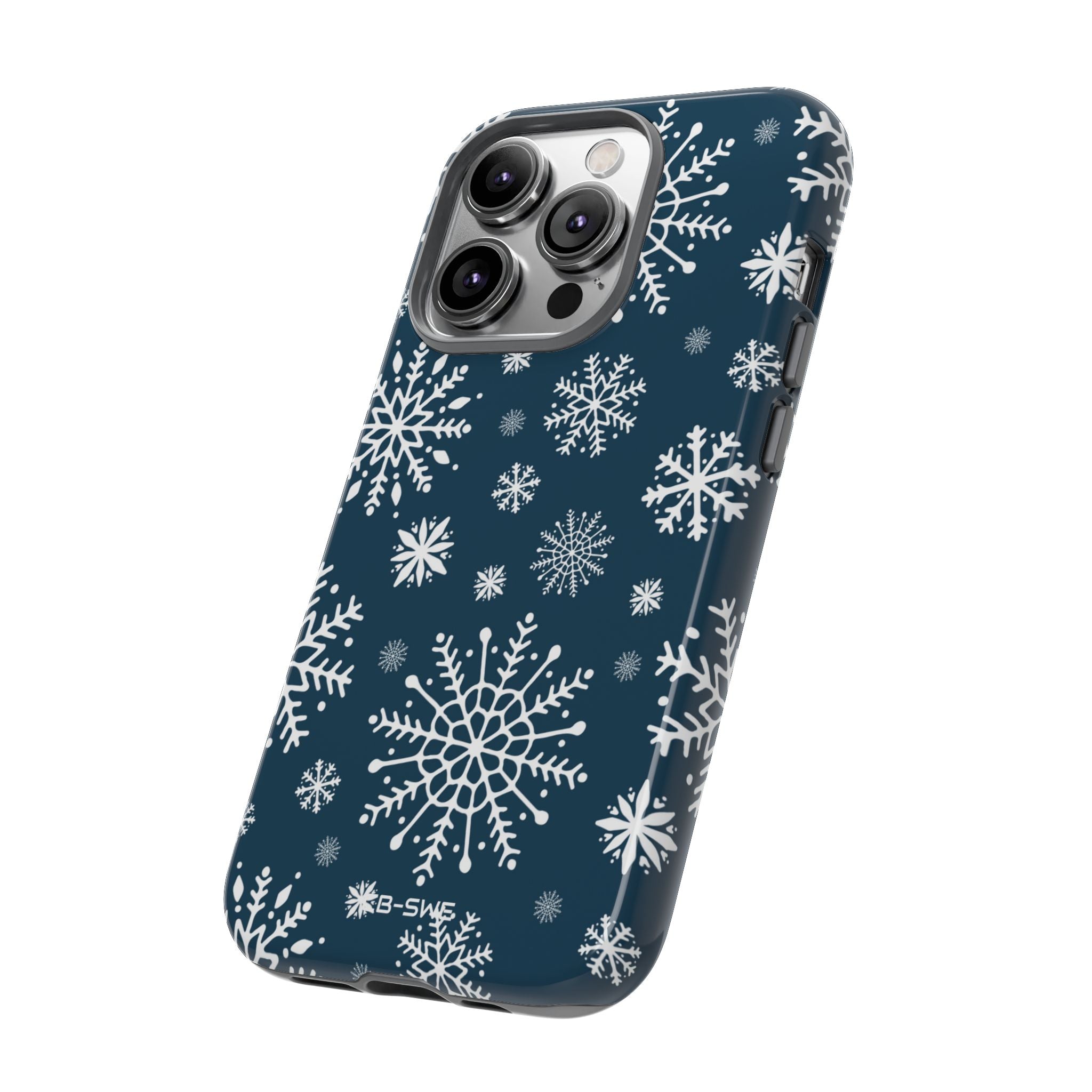 Snowflakes Dance Gracefully - iPhone Case
