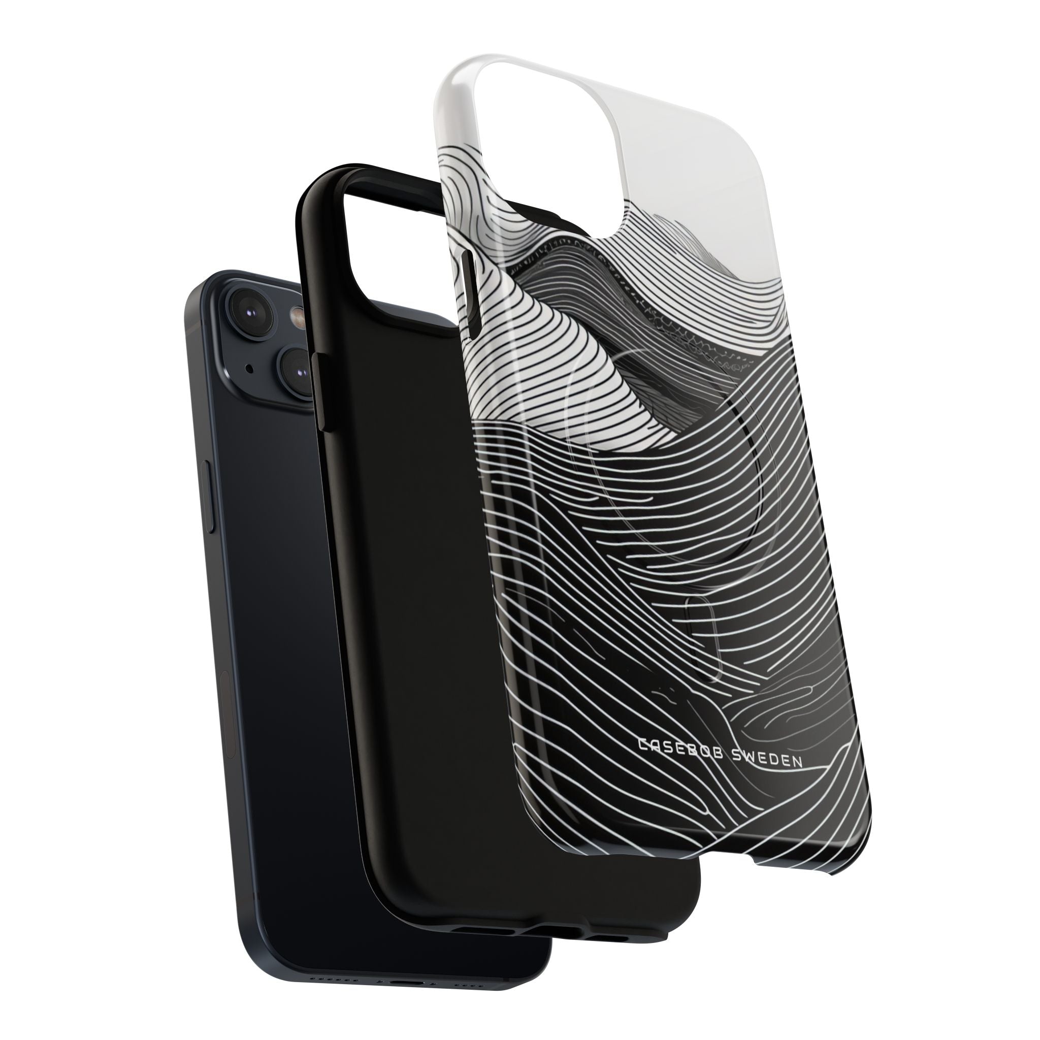 Undulating Horizon Waves iPhone 14 | Tough+ Phone Case