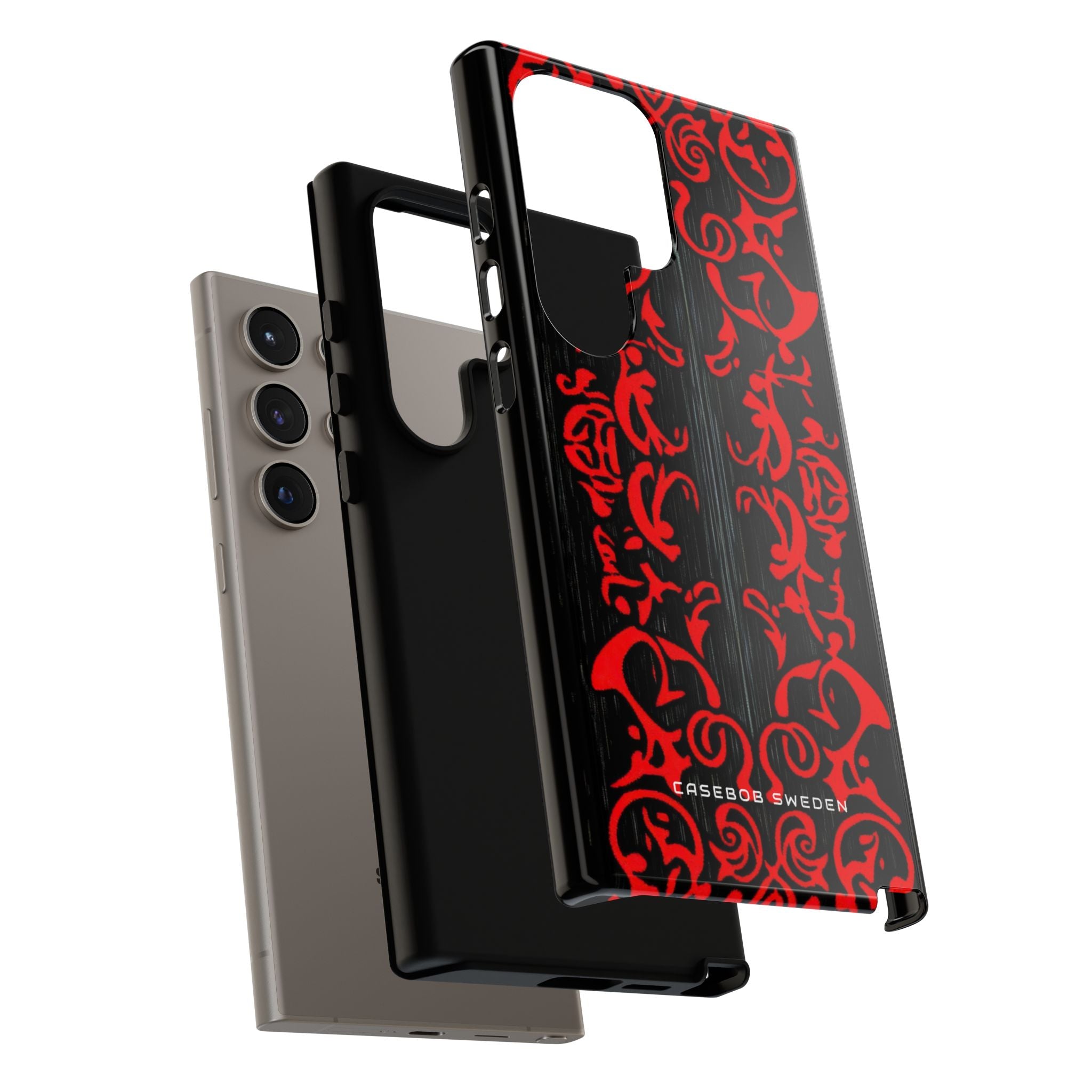 Gothic Crimson Symmetry Samsung S24 - Tough Phone Case