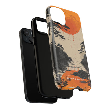 Zen Serenity Sunscape iPhone 15 | Tough+ Phone Case