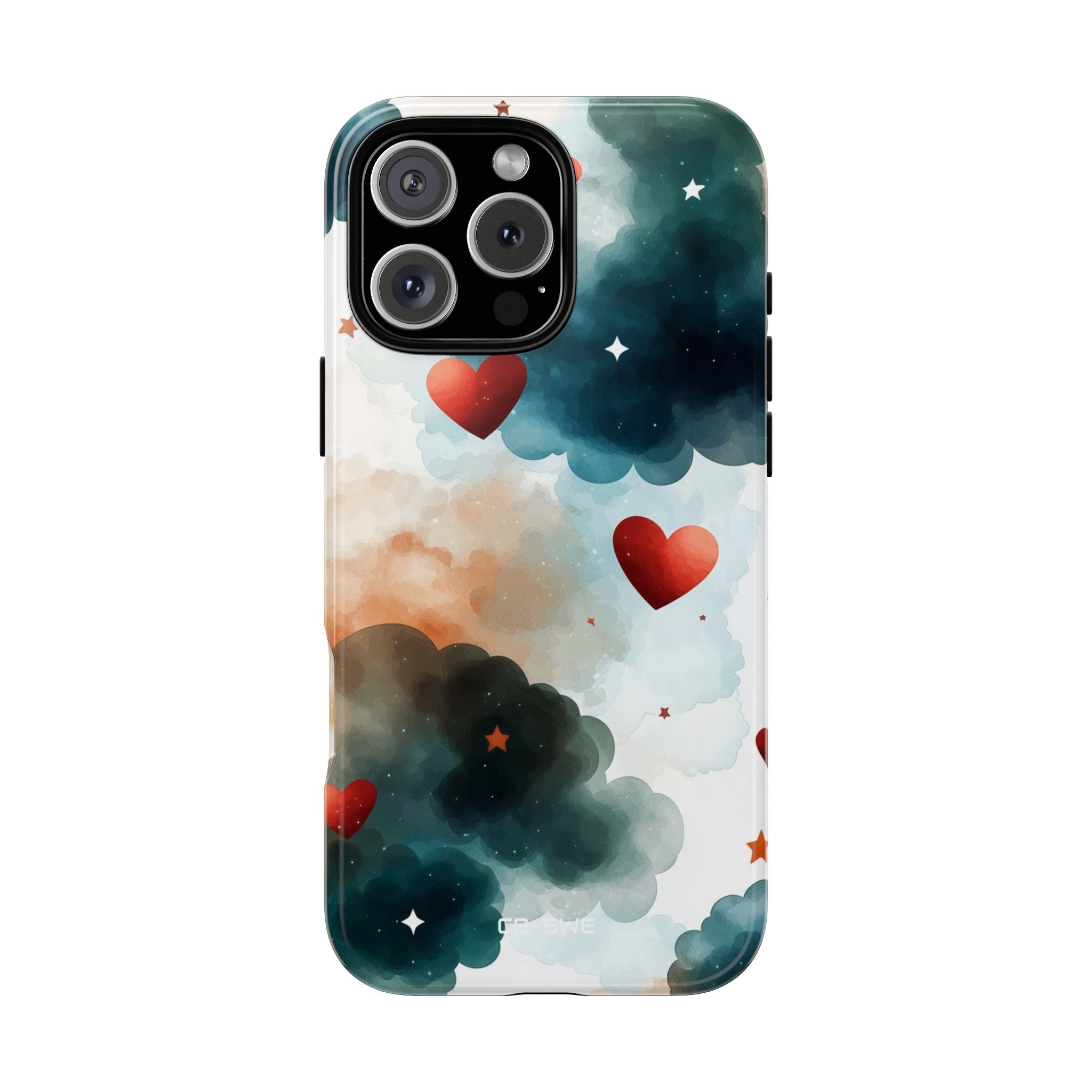 Floating Hearts Dance - iPhone Case