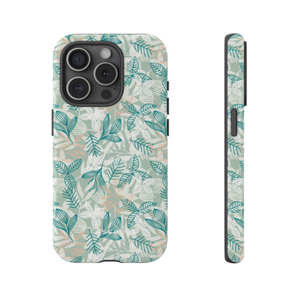 Light Green Leaf - Protective Phone Case