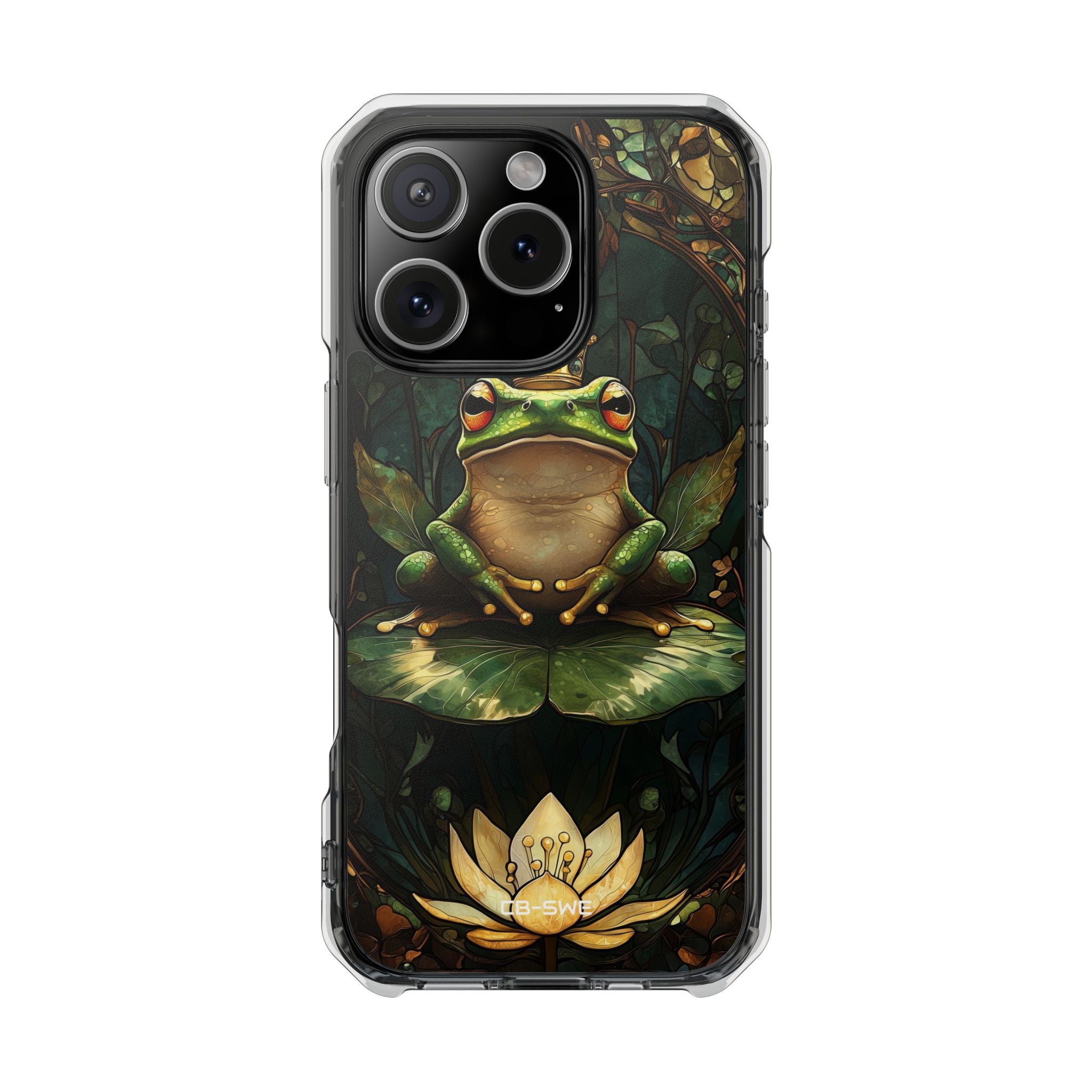 Crowned Frog Rests iPhone Case - Impact