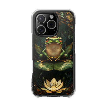Crowned Frog Rests iPhone Case - Impact