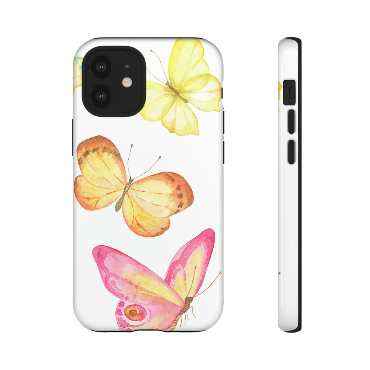 Watercolor Butterflyes - Protective Phone Case