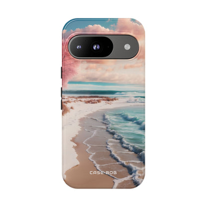 Pink Tree Breeze Google Pixel 9 Case - Tough