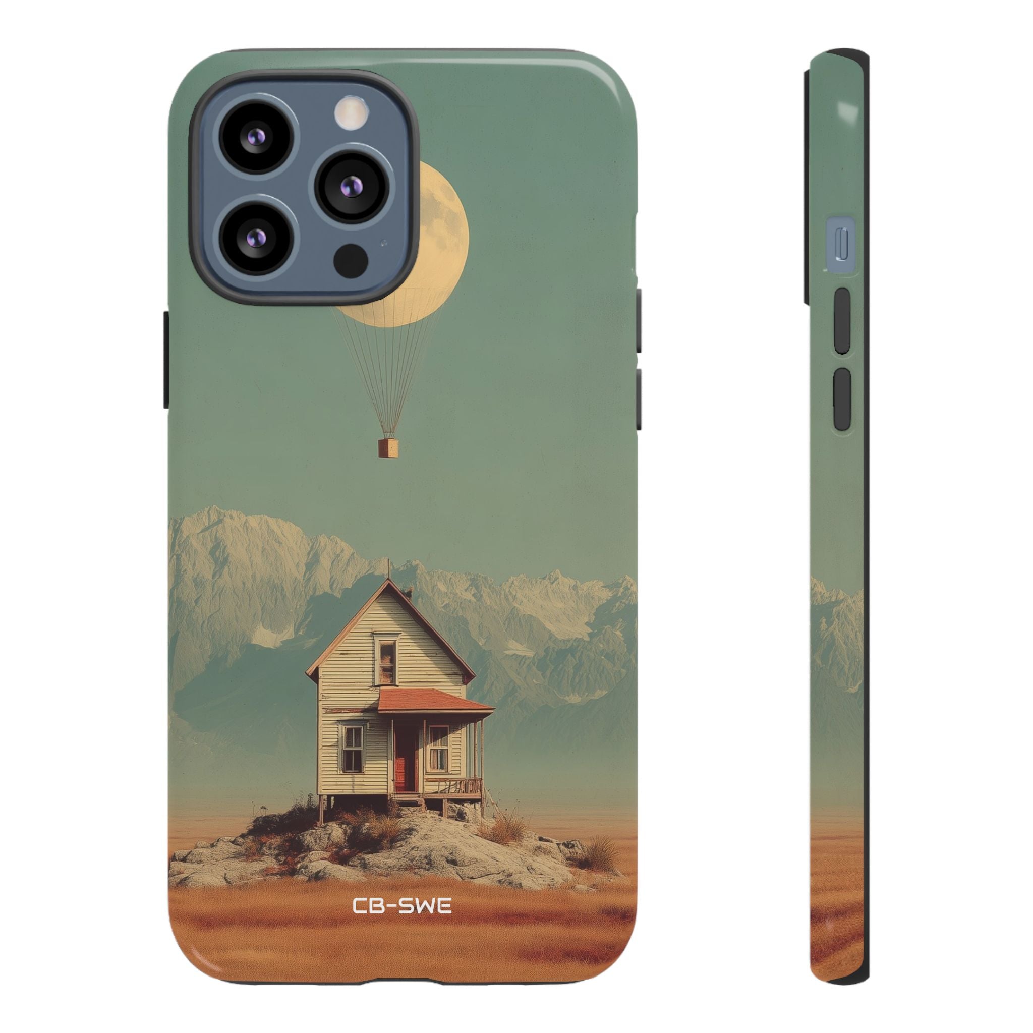 Moon Hovers Low - iPhone Case