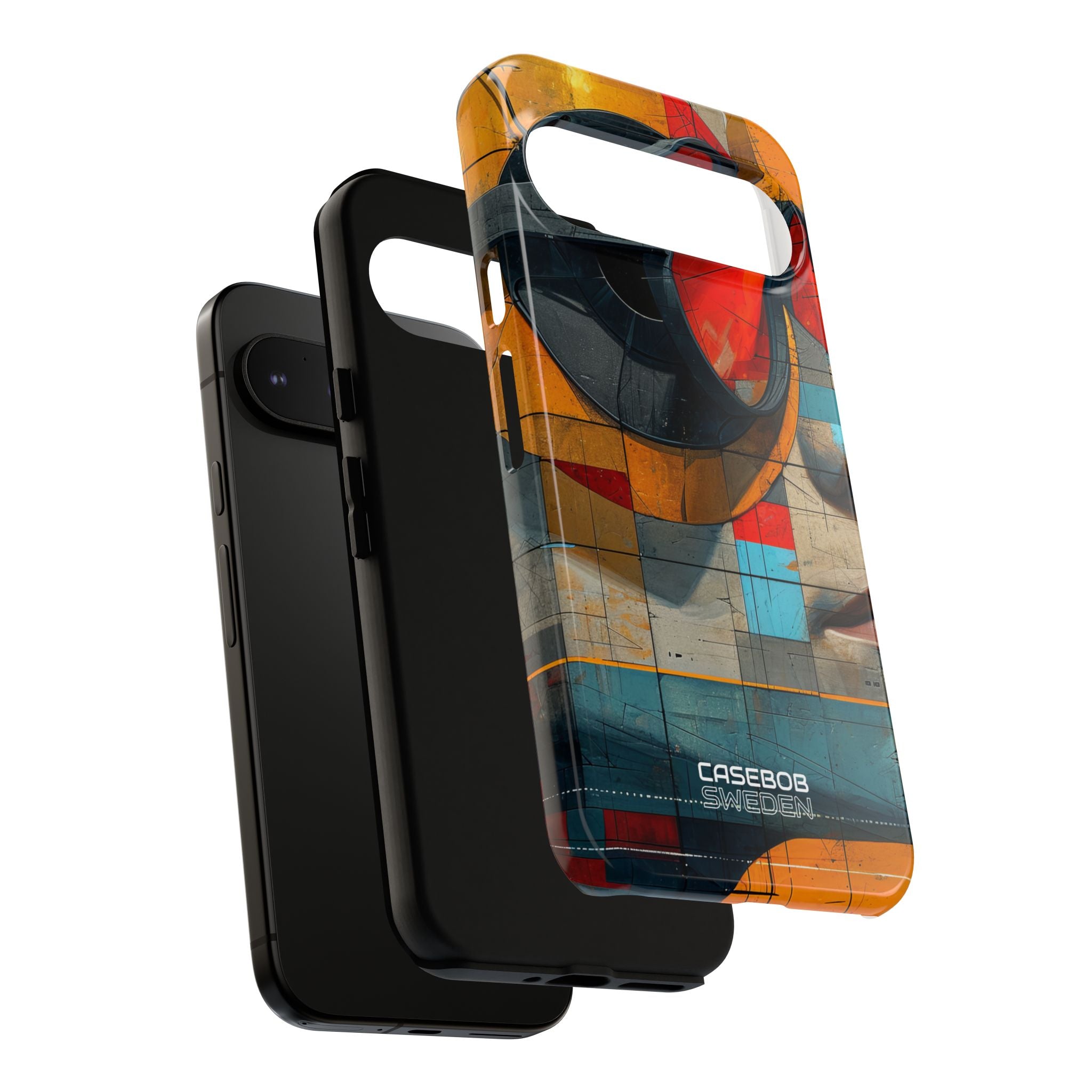 Futuristic Cubist Visions Google Pixel 9 - Tough