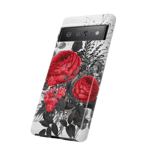 Roclops Gothic Flower - Protective Phone Case