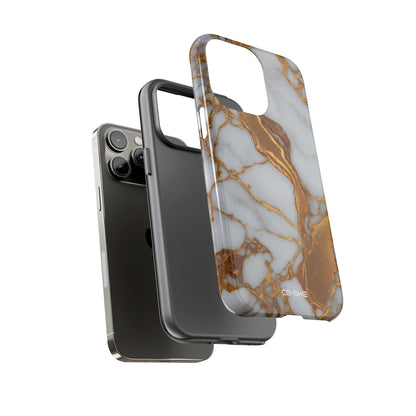 Golden Veins Flow - iPhone Case