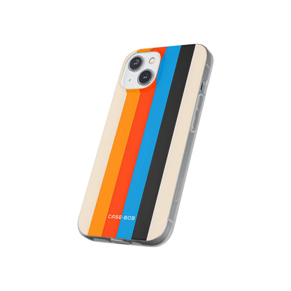 Vivid Stripe Harmony iPhone 14 Case - Soft